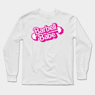 Barbell Babe Doll Logo Long Sleeve T-Shirt